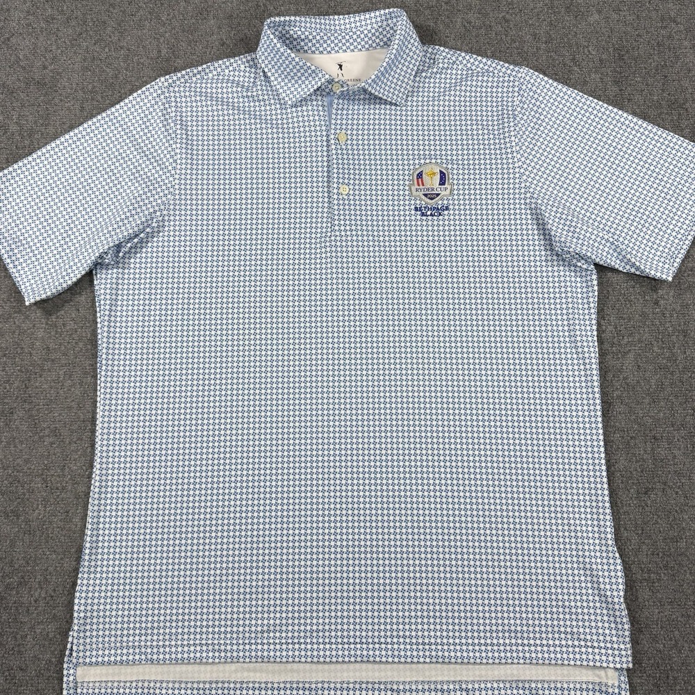 Ryder Cup 2025 Polo Mens XL Bethpage Black Blue Fairway Greene Performance